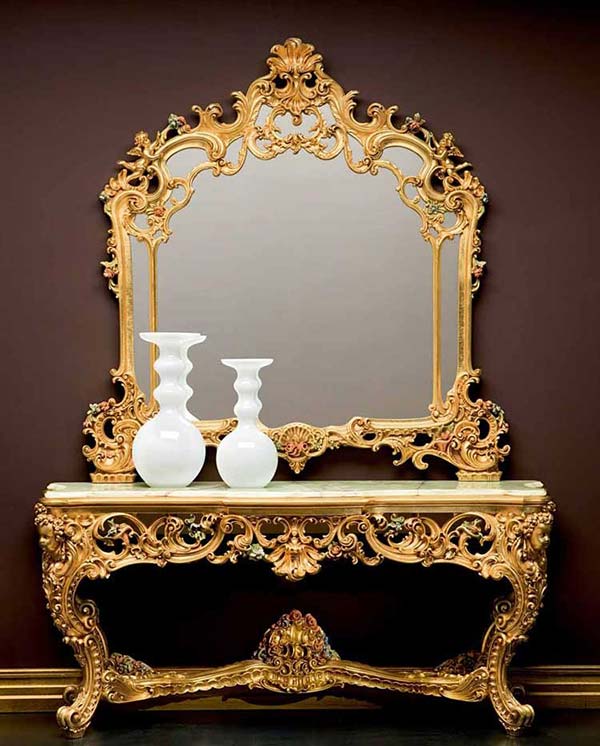 مدل آینه کنسول سلطنتی