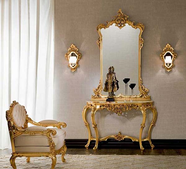 مدل آینه کنسول سلطنتی