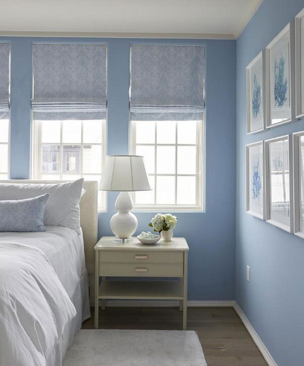 رنگ اتاق خواب عروس - اتاق خواب آبی