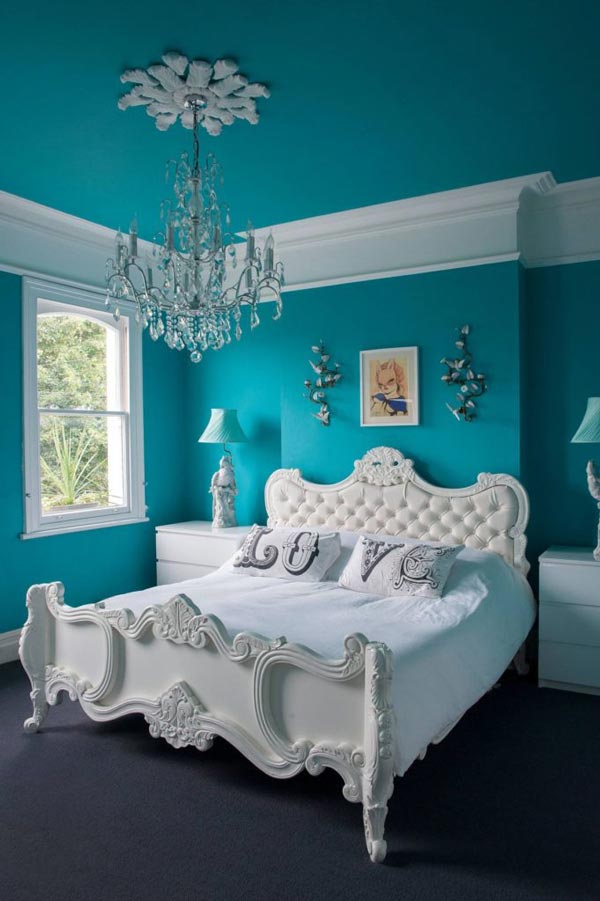 رنگ اتاق خواب آبی