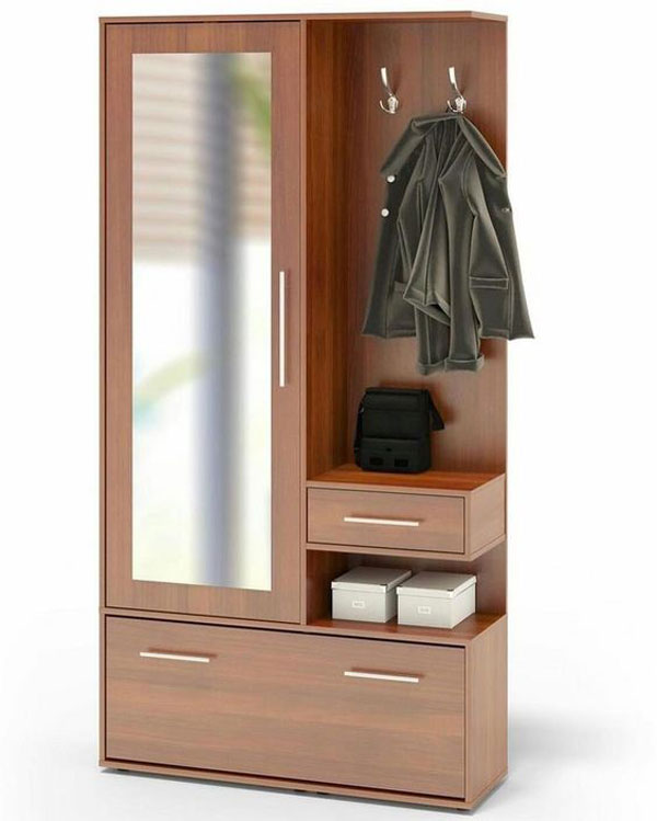 مدل شیک جاکفشی و جالباسی آینه دار