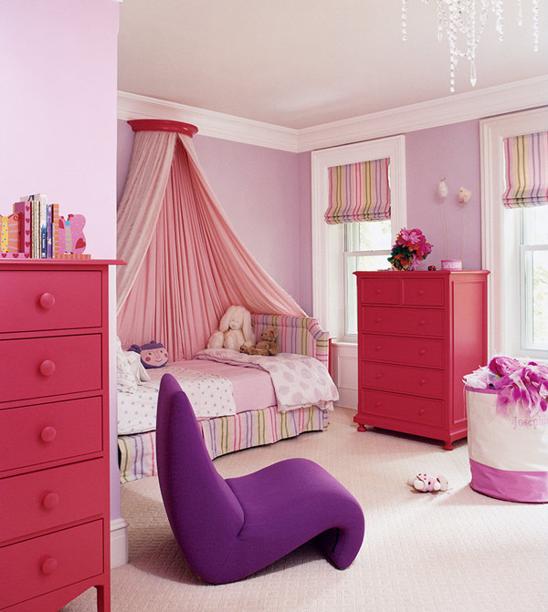 رنگ اتاق دخترانه ، چگونه می توانید یک فضای شاد برای دلبندتان ایجاد کنید!؟