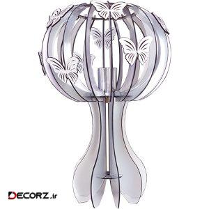 آباژور رومیزی طرح تاج پروانه مدل SI Crown