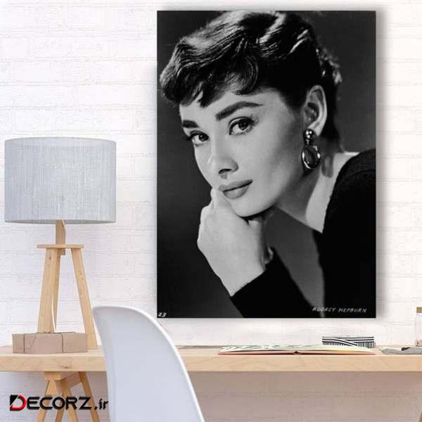 تابلو شاسی گالری استاربوی طرح آدری هپبورن مدل Hollywood Actresses 08 تابلو شاسی گالری استاربوی طرح آدری هپبورن مدل Hollywood Actresses 08