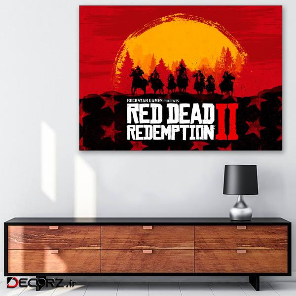 تابلو شاسی گالری استاربوی طرح بازی Red Dead Redemption مدل Game 23 تابلو شاسی گالری استاربوی طرح بازی Red Dead Redemption مدل Game 23