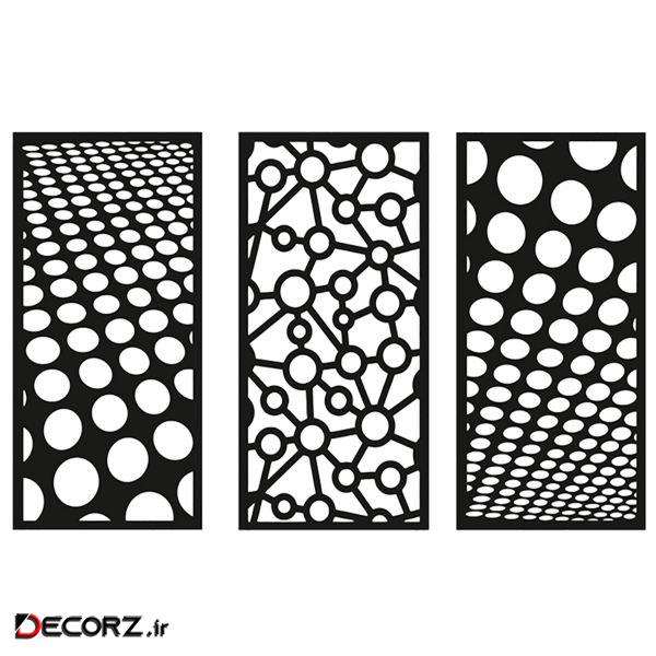 دیوارکوب طرح دایره و خط مدل 8O3D مجموعه 3 عددی دیوارکوب طرح دایره و خط مدل 8O3D مجموعه 3 عددی