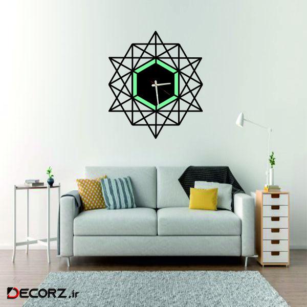 ساعت دیواری طرح هندسی ساعت دیواری طرح هندسی
