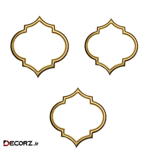 قاب عکس طرح 4 ضلعی مجموعه 3 عددی قاب عکس طرح 4 ضلعی مجموعه 3 عددی