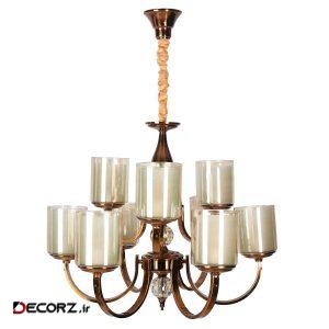 لوستر ۹ شعله مدل آبشاری کد A2204/22K