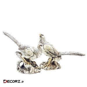 مجسمه طرح مرغ عاشق کد V4512 مجموعه ۲ عددی مجسمه طرح مرغ عاشق کد V4512 مجموعه ۲ عددی