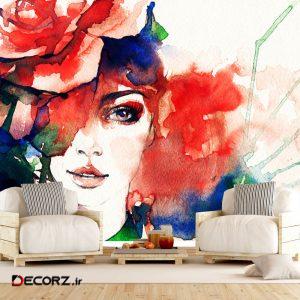 پوستر دیواری طرح نقاشی چهره کد ۲۲۱ پوستر دیواری طرح نقاشی چهره کد ۲۲۱