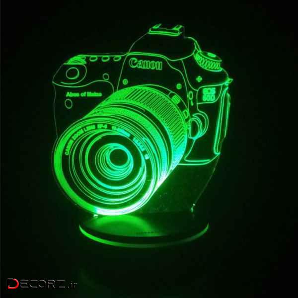 چراغ خواب پارسافن لیزر طرح دوربین عکاسی 16 رنگ ریموت دار