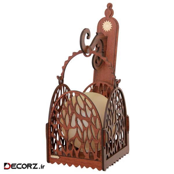 چراغ دیواری چوبین کد 0110 چراغ دیواری چوبین کد 0110