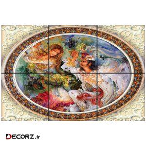 تایل سقفی طرح خسرو و شیرین کد ۰۱۰۰ سایز ۶۰×۶۰ سانتی متر مجموعه ۶ عددی تایل سقفی طرح خسرو و شیرین کد ۰۱۰۰ سایز ۶۰×۶۰ سانتی متر مجموعه ۶ عددی