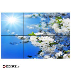 تایل سقفی آسمان مجازی طرح شکوفه و خورشید کد ۰۱۰۰ سایز ۶۰×۶۰ سانتی متر مجموعه ۶ عددی تایل سقفی آسمان مجازی طرح شکوفه و خورشید کد ۰۱۰۰ سایز ۶۰×۶۰ سانتی متر مجموعه ۶ عددی