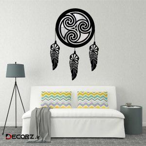 آینه دکوراتیو طرح dreamcatcher 1 آینه دکوراتیو طرح dreamcatcher 1
