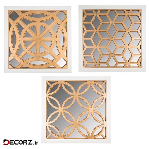 آینه دکوما مدل DFM043-WG مجموعه 3 عددی آینه دکوما مدل DFM043-WG مجموعه 3 عددی