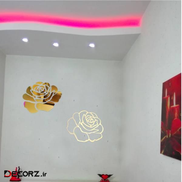 آینه پلکسی گلس دکو پدیده مدل Flower10014 آینه پلکسی گلس دکو پدیده مدل Flower10014