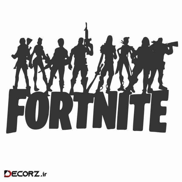 استیکر دیواری طرح فورتنایت کد F7