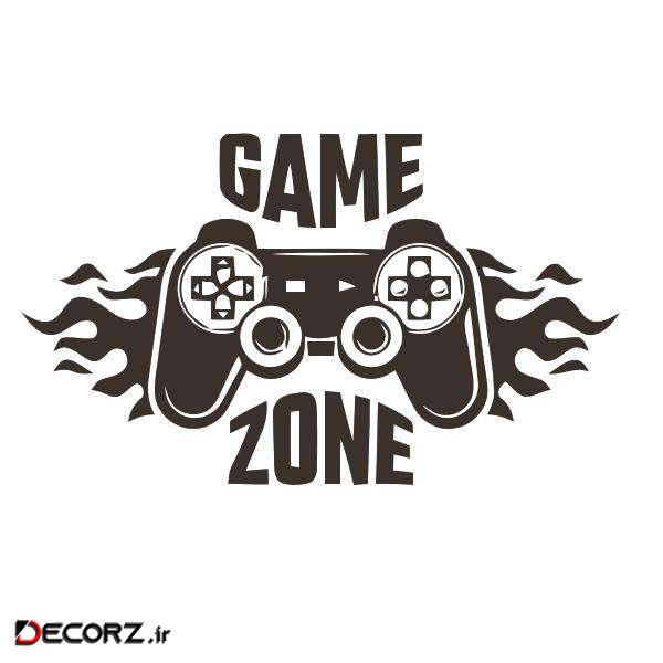 استیکر طرح Game Zone