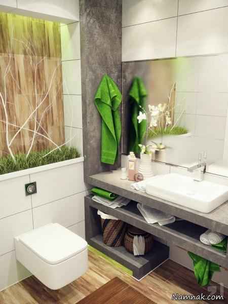 دکوراسیون منزل حمام و دستشویی