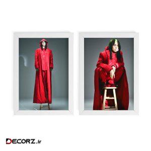 تابلو آرتیفن طرح billie eilish کد ۱۲۹W مجموعه ۲ عددی تابلو آرتیفن طرح billie eilish کد ۱۲۹W مجموعه ۲ عددی