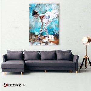 تابلو بوم طرح رقص باله کد P19081 تابلو بوم طرح رقص باله کد P19081