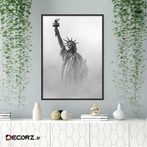 تابلو دیواری طرح مجسمه آزادی کد NS 006 تابلو دیواری طرح مجسمه آزادی کد NS 006