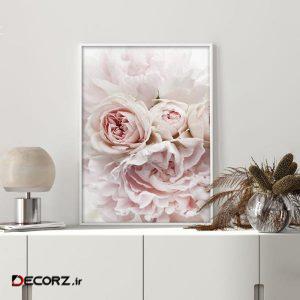 تابلو دیواری طرح گل رز کد NS 003 تابلو دیواری طرح گل رز کد NS 003