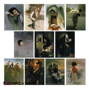 تابلو شاسی طرح آثار استاد کاتوزیان کد SET111 مجموعه ۱۱ عددی تابلو شاسی طرح آثار استاد کاتوزیان کد SET111 مجموعه ۱۱ عددی