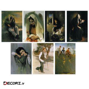 تابلو شاسی طرح آثار استاد کاتوزیان کد SET112 مجموعه ۷ عددی تابلو شاسی طرح آثار استاد کاتوزیان کد SET112 مجموعه ۷ عددی