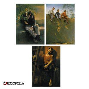 تابلو شاسی طرح آثار استاد کاتوزیان کد SET113 مجموعه ۳ عددی تابلو شاسی طرح آثار استاد کاتوزیان کد SET113 مجموعه ۳ عددی