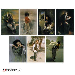 تابلو شاسی طرح آثار استاد کاتوزیان کد SET113 مجموعه ۷ عددی تابلو شاسی طرح آثار استاد کاتوزیان کد SET113 مجموعه ۷ عددی