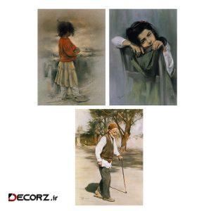 تابلو شاسی طرح آثار استاد کاتوزیان کد SET114 مجموعه ۳ عددی تابلو شاسی طرح آثار استاد کاتوزیان کد SET114 مجموعه ۳ عددی