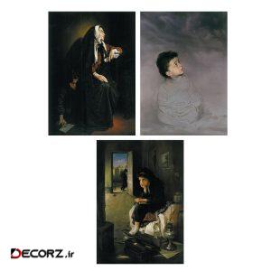 تابلو شاسی طرح آثار استاد کاتوزیان کد SET115 مجموعه ۳ عددی تابلو شاسی طرح آثار استاد کاتوزیان کد SET115 مجموعه ۳ عددی