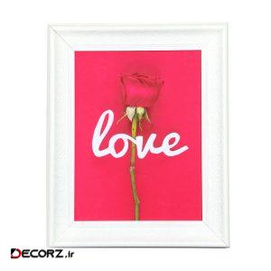 تابلو عکس طرح گل عشق کد ۱۰۱۱ تابلو عکس طرح گل عشق کد ۱۰۱۱