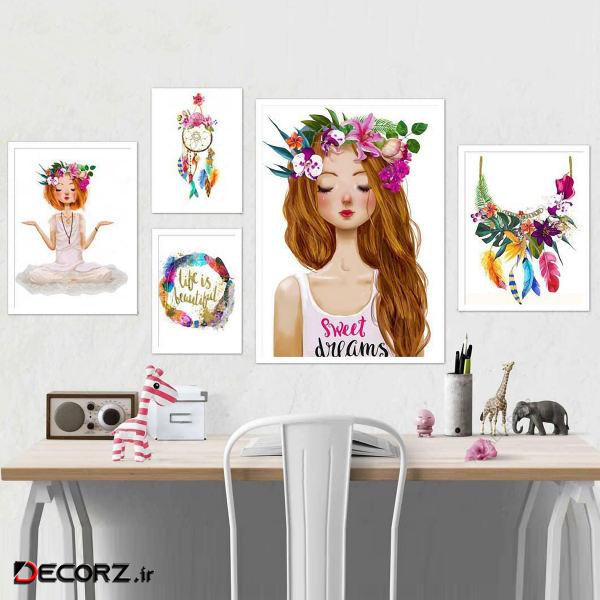 تابلو مدل HMA128 مجموعه 5 عددی
