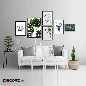 تابلو مدل برگ انجیری مجموعه ۶ عددی تابلو مدل برگ انجیری مجموعه ۶ عددی