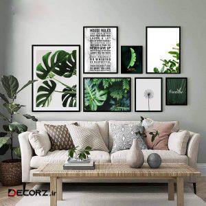 تابلو مدل برگ انجیری مجموعه ۷ عددی تابلو مدل برگ انجیری مجموعه ۷ عددی