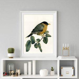 تابلو مدل گل و پرنده کد T12 تابلو مدل گل و پرنده کد T12