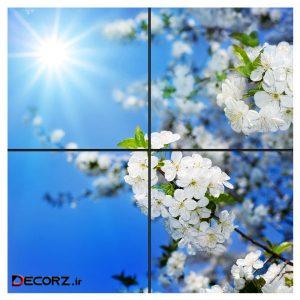 تایل سقفی آسمان مجازی طرح شکوفه و خورشید کد ۰۸۰۰ سایز ۶۰×۶۰ سانتی متر مجموعه ۴ عددی تایل سقفی آسمان مجازی طرح شکوفه و خورشید کد ۰۸۰۰ سایز ۶۰×۶۰ سانتی متر مجموعه ۴ عددی