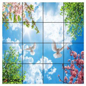 تایل سقفی آسمان مجازی طرح پرواز و آسمان کد ۰۲۰۰ سایز ۶۰×۶۰ سانتی متر مجموعه ۱۶ عددی تایل سقفی آسمان مجازی طرح پرواز و آسمان کد ۰۲۰۰ سایز ۶۰×۶۰ سانتی متر مجموعه ۱۶ عددی