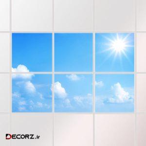 تایل سقفی آسمان مجازی مدل ۰۱-LAV-T سایز ۶۰×۶۰ سانتی متر مجموعه ۶ عددی تایل سقفی آسمان مجازی مدل ۰۱-LAV-T سایز ۶۰×۶۰ سانتی متر مجموعه ۶ عددی