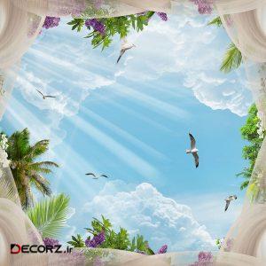 تایل سقفی آسمان مجازی مدل LX2 سایز ۶۰×۶۰ سانتی متر تایل سقفی آسمان مجازی مدل LX2 سایز ۶۰×۶۰ سانتی متر