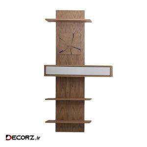 شلف دیواری صنایع چوبی آذرباد مدل نهال کد B313