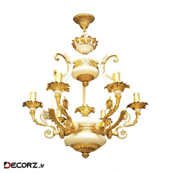 لوستر 6 شعله لوسترسازان مدل برلیان کد L1391-6 لوستر 6 شعله لوسترسازان مدل برلیان کد L1391-6