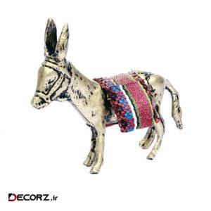 مجسمه آرت کن طرح الاغ با خورجین مدل MB1605 مجسمه آرت کن طرح الاغ با خورجین مدل MB1605