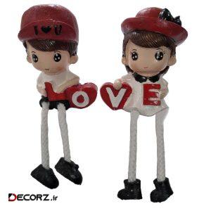 مجسمه طرح دختر پسر کد ۰۶۹ مدل پاشل مجموعه ۲ عددی مجسمه طرح دختر پسر کد ۰۶۹ مدل پاشل مجموعه ۲ عددی