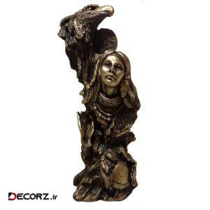 مجسمه طرح زن سرخ پوست مدل G2 مجسمه طرح زن سرخ پوست مدل G2