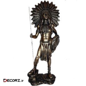 مجسمه طرح سرخپوست کد S1007 مجسمه طرح سرخپوست کد S1007